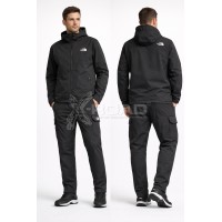 Чоловічий костюм Softshell The North Face чорний (куртка + штани)