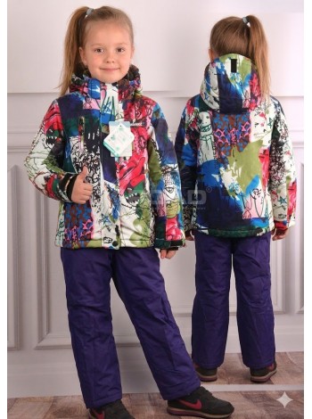 Дитячий гірськолижний костюм Snowest для дівчинки №628-2