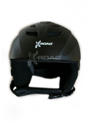 Шлем горнолыжный X-Road №906a matt black
