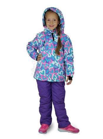 Дитячий гірськолижний костюм Disumer для дівчинки №814-1