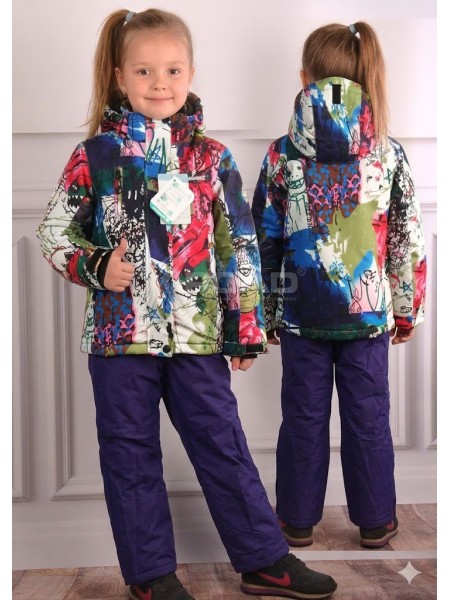 Дитячий гірськолижний костюм Snowest для дівчинки №628-2