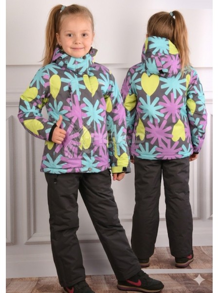 Гірськолижний костюм дитячий Disumer для дівчинки №812-3
